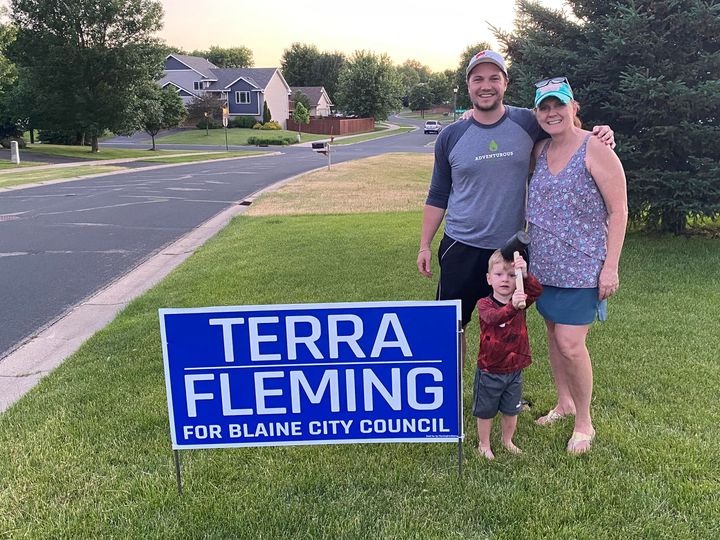 Terra Flemings first sign with city council member